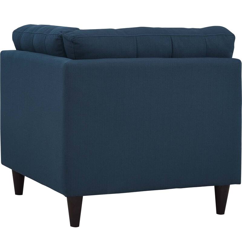 Modway Empress Upholstered Fabric Corner Sofa