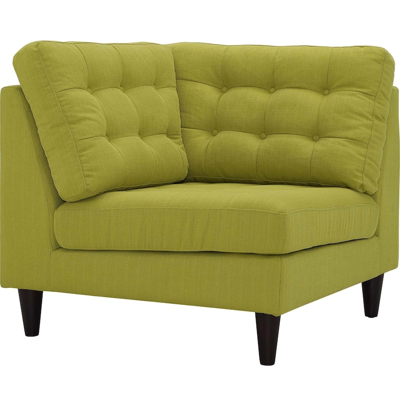 Modway Empress Upholstered Fabric Corner Sofa