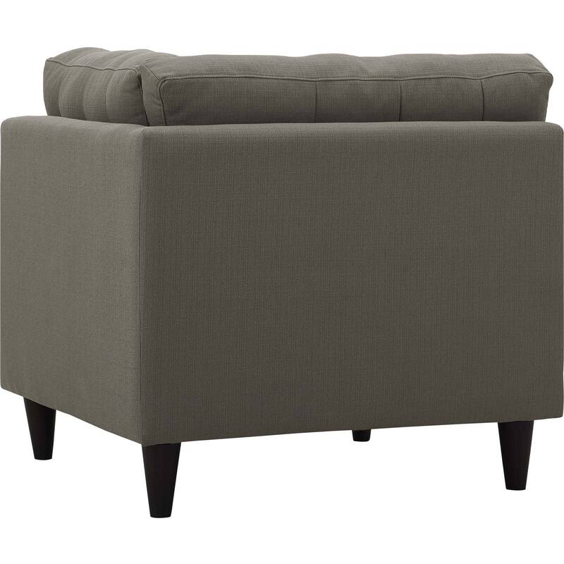 Modway Empress Upholstered Fabric Corner Sofa