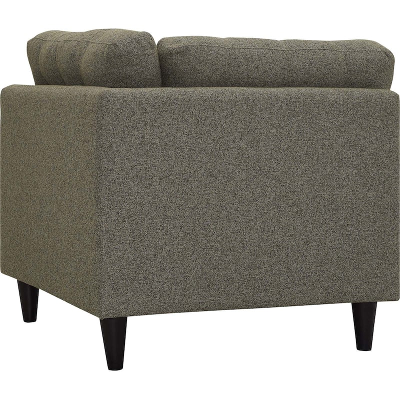 Modway Empress Upholstered Fabric Corner Sofa