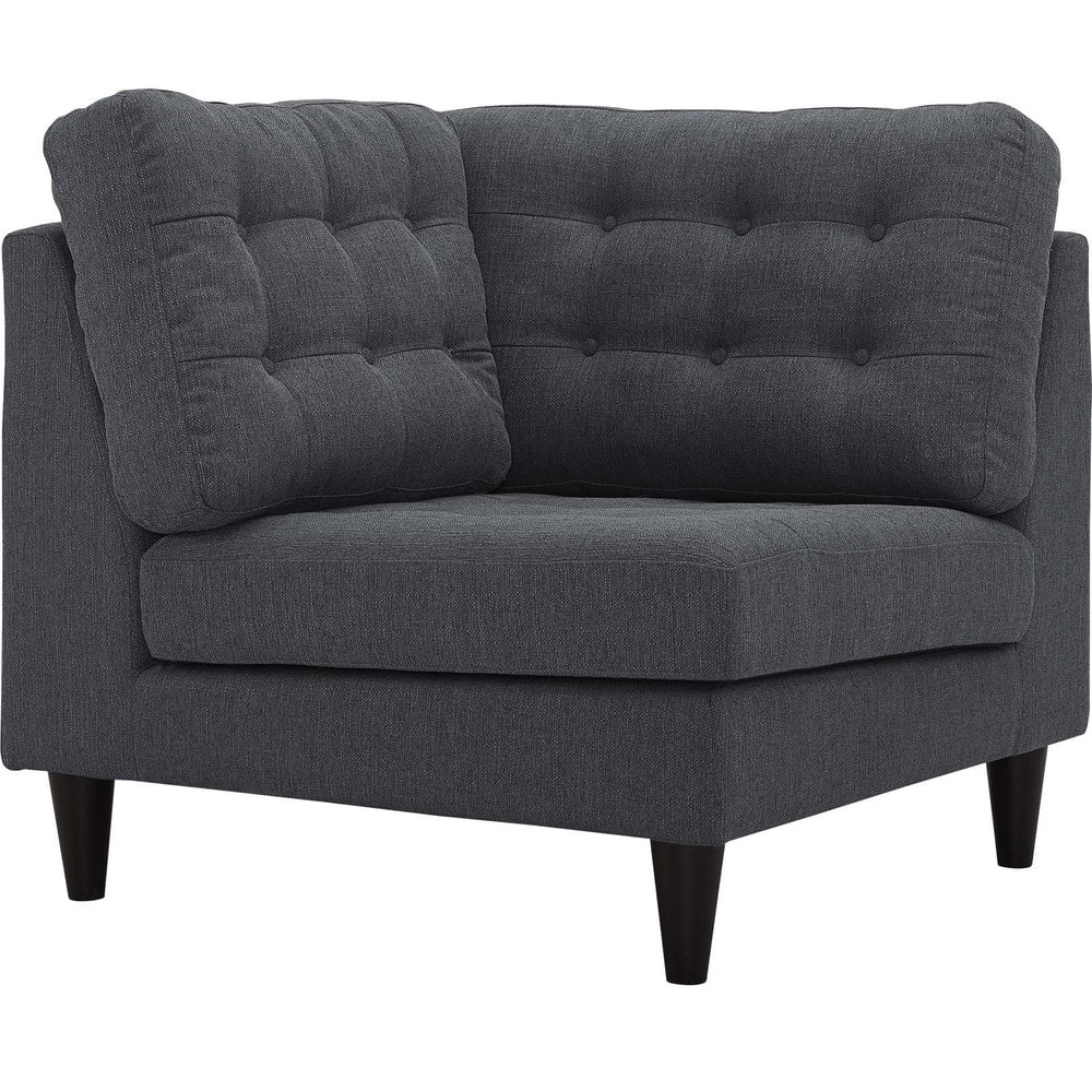 Modway Empress Upholstered Fabric Corner Sofa