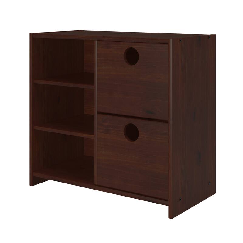 Donco Kids 2 Drawer Chest with Shelves
