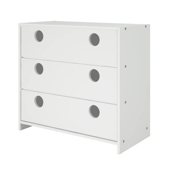 Shop Donco Kids 3 Drawer Chest In White Or Dark Cappuccino On