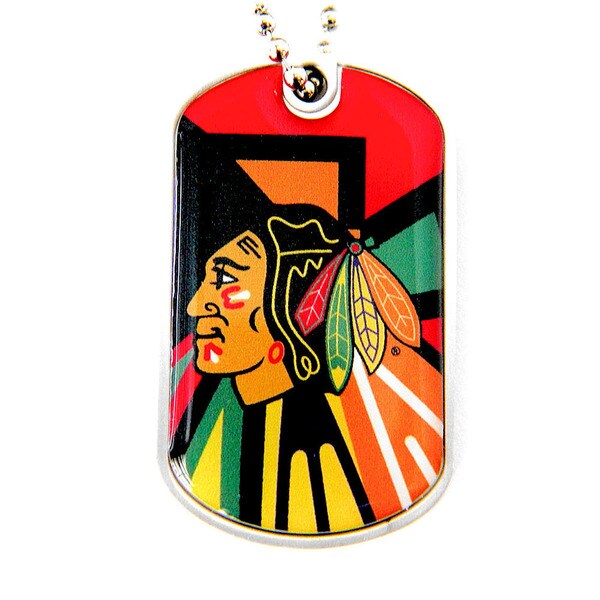 NHL Chicago Blackhawks Dynamic Dog Tag Necklace Charm