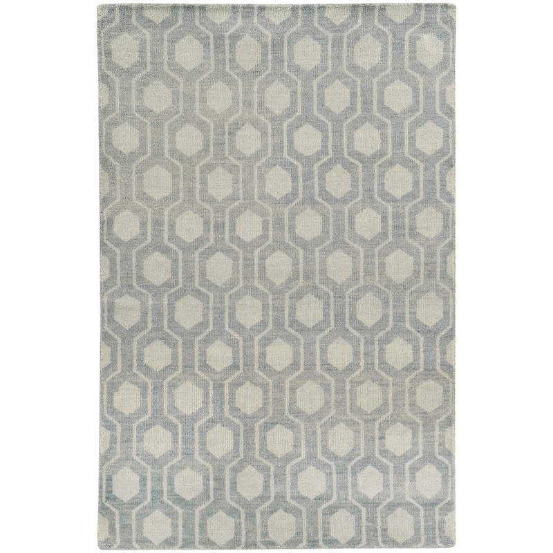 Vista Home Handmade Wool Geometric Odgee Trellis Area Rug
