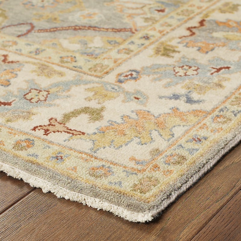 Style Haven Palma Vintage Inspired Wool Hand Knotted Area Rug