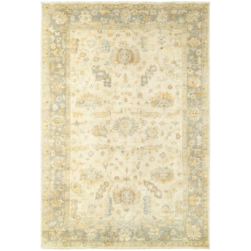 Style Haven Palma Vintage Inspired Wool Hand Knotted Area Rug