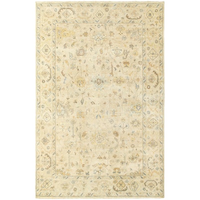 Style Haven Palma Vintage Inspired Wool Hand Knotted Area Rug