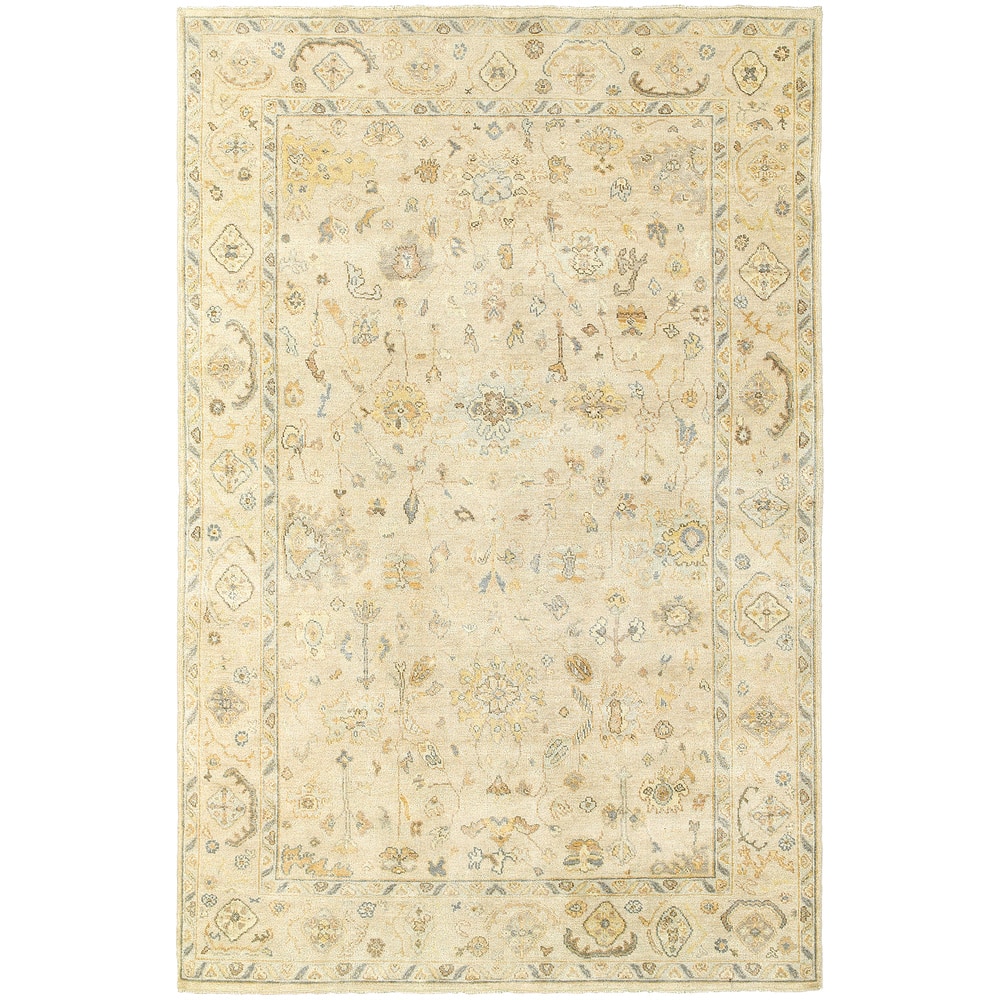 Style Haven Palma Vintage Inspired Wool Hand Knotted Area Rug