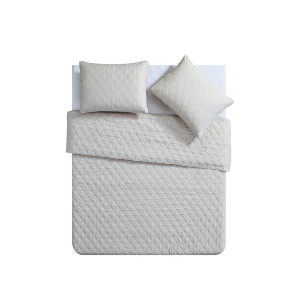 Shop Vcny Home Buckingham Diamond Quilted Coverlet Set On Sale