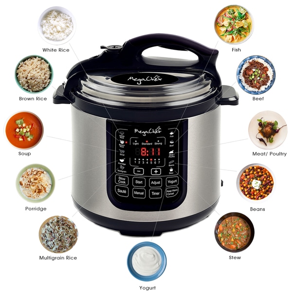 megachef 8 quart digital pressure cooker