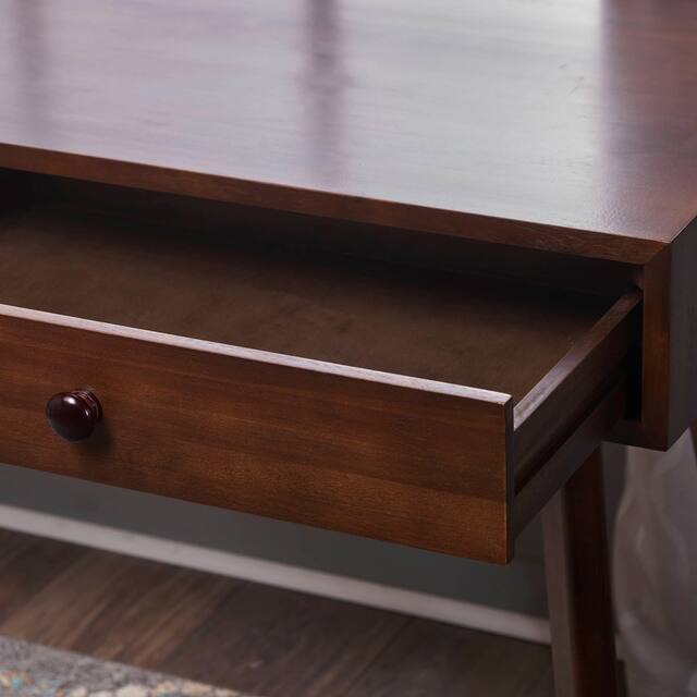 Julio Acacia Wood Desk by Christopher Knight Home Walnut Overstock.ca