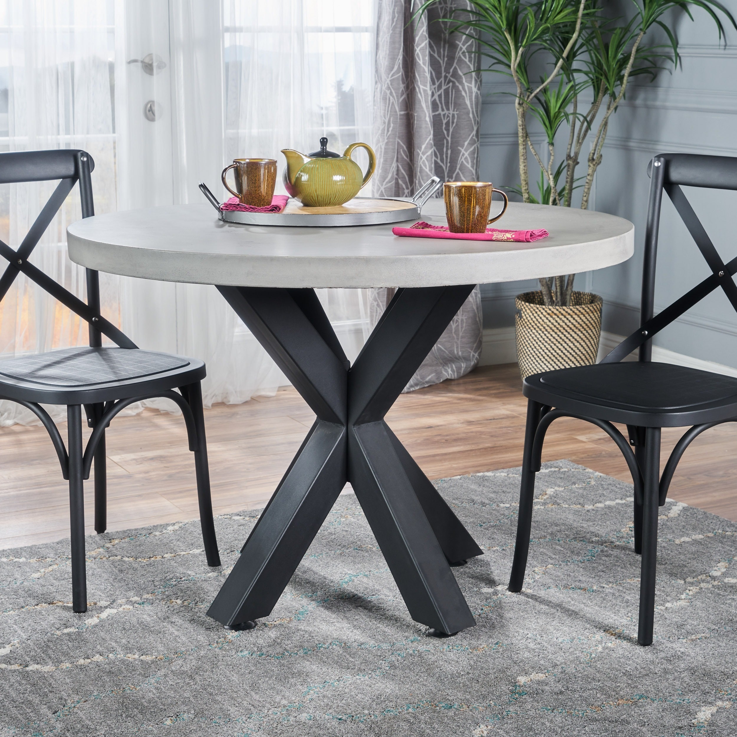 lightweight dining table and chairs