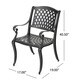 preview thumbnail 9 of 8, Capri Cast Aluminum 5-piece Dining Set by Christopher Knight Home