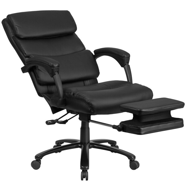 Multifunction High Back Black Leather Executive Reclining Swivel Office