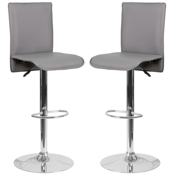 Portugal Grey Adjustable Swivel Barstools