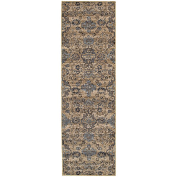 Shop Tommy Bahama Vintage Distressed Traditional Wool Area Rug 2'7" x