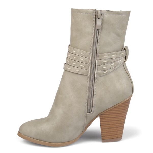 strappy bootie heels