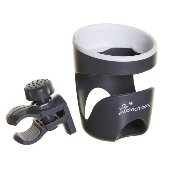 slide 2 of 5, Dreambaby® Strollerbuddy® Grey Drink Holder