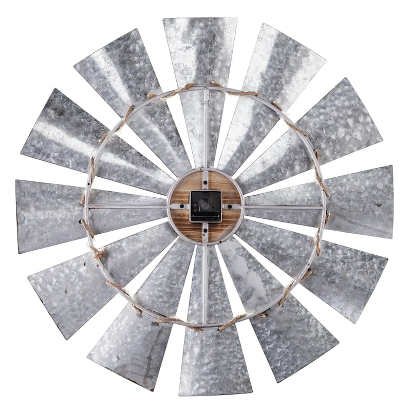 SEI Furniture Jartop Oversized Decorative Windmill Clock