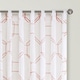 Urban Habitat Austin Embroidered Faux Linen Sheer Curtain Panel - Bed ...