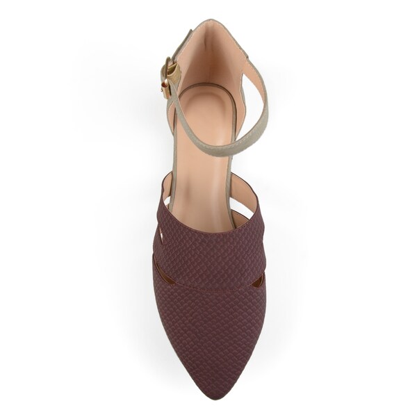 two tone pointed flats