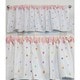 preview thumbnail 1 of 0, Nurture Butterfly Garden Pink Dot Valances, 2 Window Saver Pack