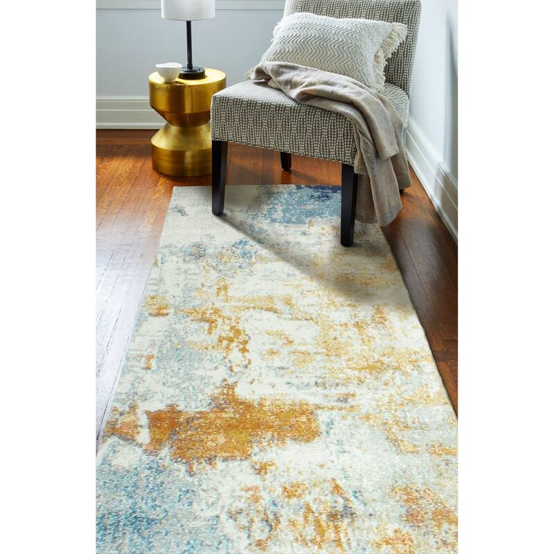 Bashian Alba Contemporary Machine Made Area Rug