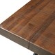 INK+IVY Trestle Reclaimed Brown/ Gun Metal Dining/ Gathering Table - Brown - Thumbnail 6