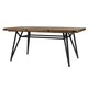 INK+IVY Trestle Reclaimed Brown/ Gun Metal Dining/ Gathering Table - Brown - Thumbnail 2