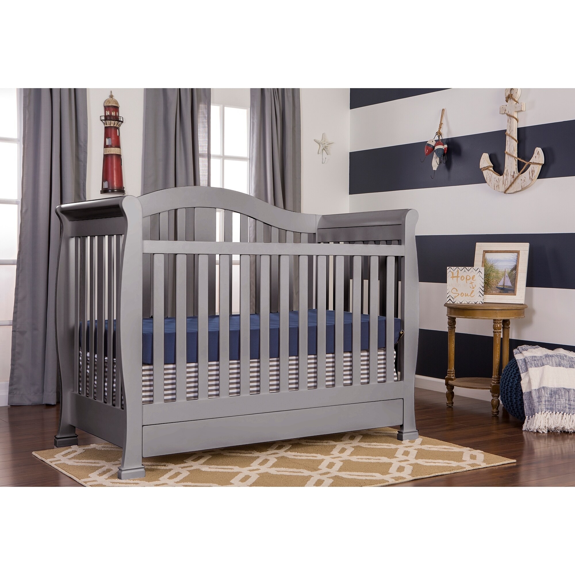 Dream On Me Addison Wood 5 in 1 Convertible Crib with Storage Bed Bath Beyond 16753406