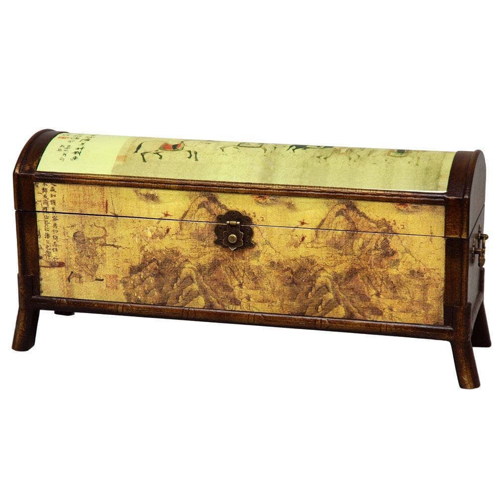 Wooden Galloping Horse Storage Box (China)