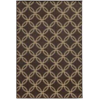 Style Haven Seacrest Interlocking Circles Geometric Indoor/Outdoor Area Rug