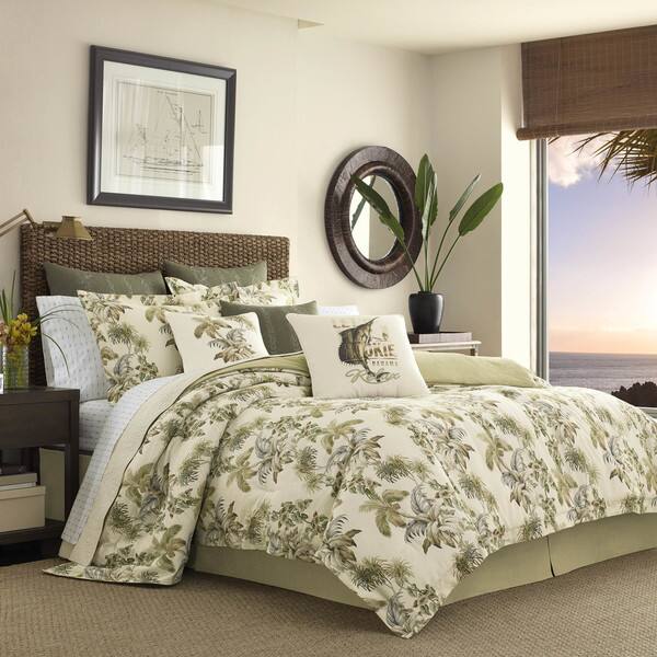 Shop Tommy Bahama Nador Beige Duvet Cover Set On Sale Free