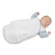 preview thumbnail 8 of 9, Candide Baby Luxury White Swaddling Blanket and Infant Sleeper Bag Bundle