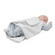 preview thumbnail 11 of 9, Candide Baby Luxury White Swaddling Blanket and Infant Sleeper Bag Bundle