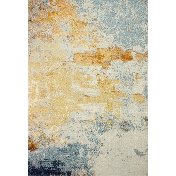 Alba Multicolored Abstract Area Rug (7'6x9'6)