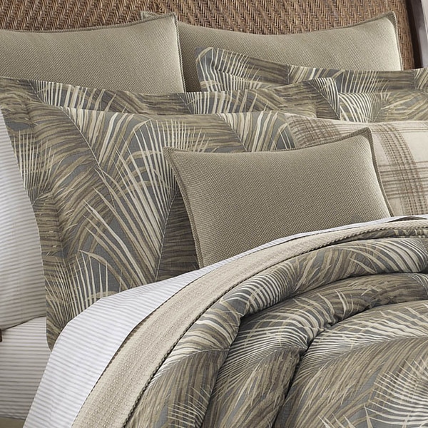 tommy bahama raffia palms king comforter set