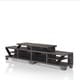 preview thumbnail 4 of 9, Mezu Contemporary Grey 80-inch 8-Shelf TV Console Furniture of America
