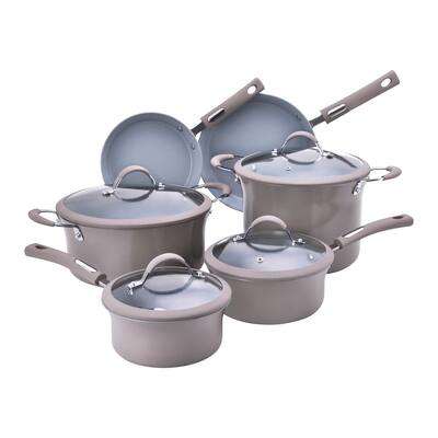 Hamilton Beach 10-Piece Aluminum Non-Stick Cookware Set