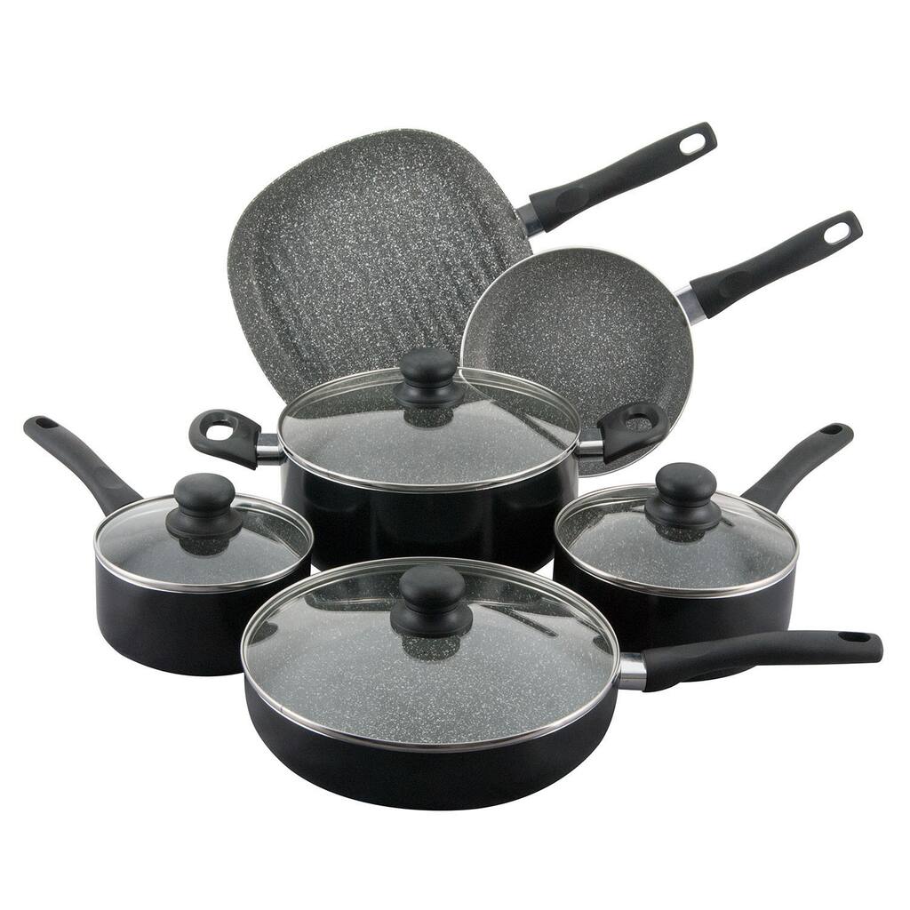 Proctor Silex 10-Piece Aluminum Non-Stick Cookware Set