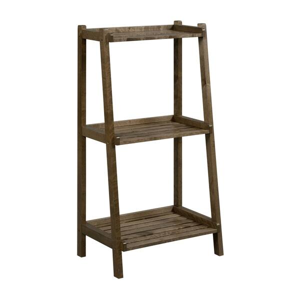 Shop Newridge Home Solid Wood Dunnsville 3 Tier Ladder Shelf Bookcase On Sale Overstock 16764368 Graphite
