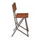Carbon Loft Hader Reclaimed Brown and Gunmetal Counter Stool - Thumbnail 2