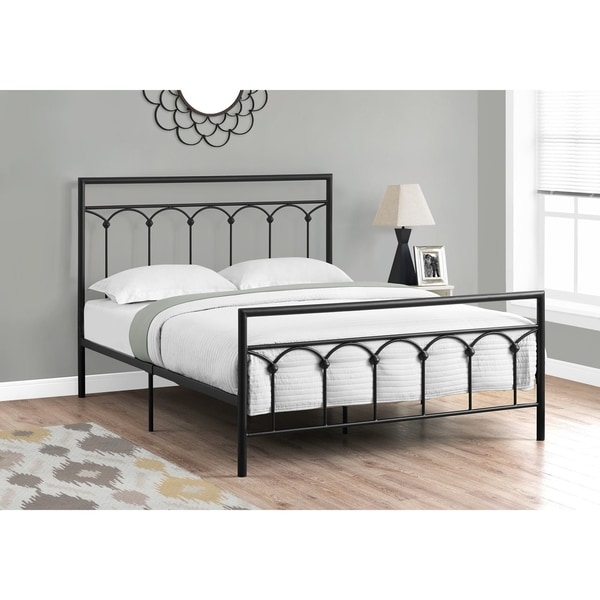 Shop BED -QUEEN SIZE BLACK METAL FRAME - Free Shipping Today