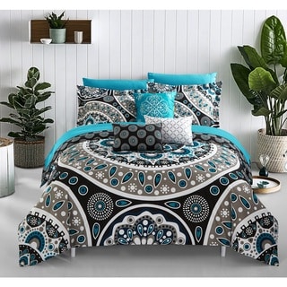 Queen Size 8 Piece Chic Home Bedding - Bed Bath & Beyond