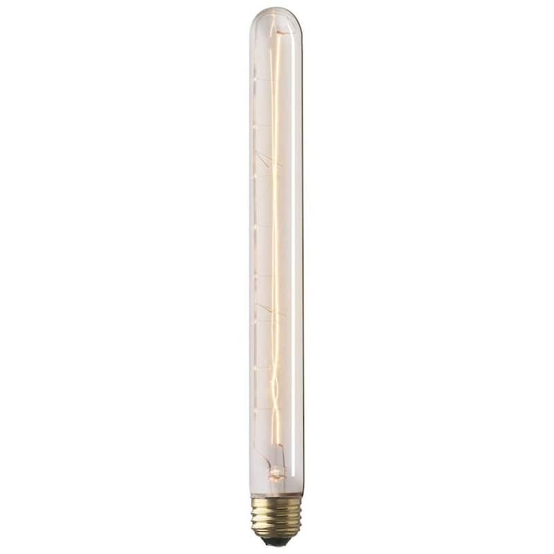Filament Tube E26 40W Bulb - Clear - 1"W x 1"D x 12"H