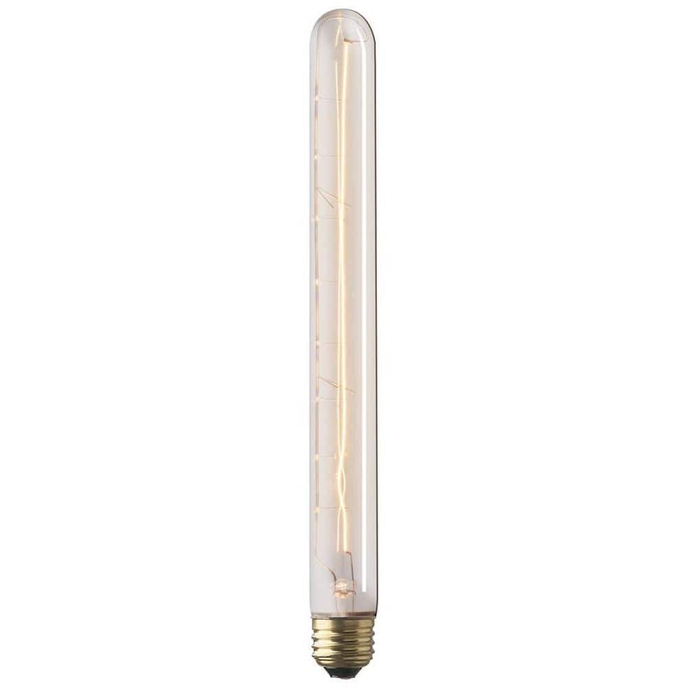 Filament Tube E26 40W Bulb - Clear - 1"W x 1"D x 12"H