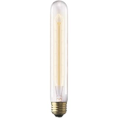 Filament E26 40W Bulb - Clear - 1.5"W x 1.0"D x 12"H