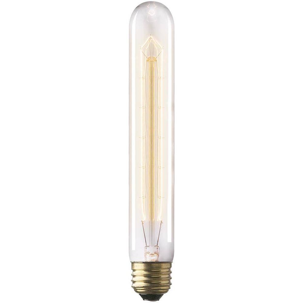 Filament E26 40W Bulb - Clear - 1.5"W x 1.0"D x 12"H