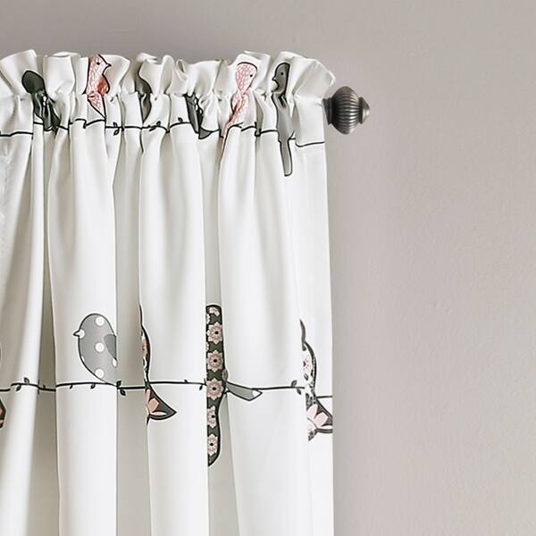 Shop Lush Decor Rowley Birds Room Darkening Curtain Panel Pair
